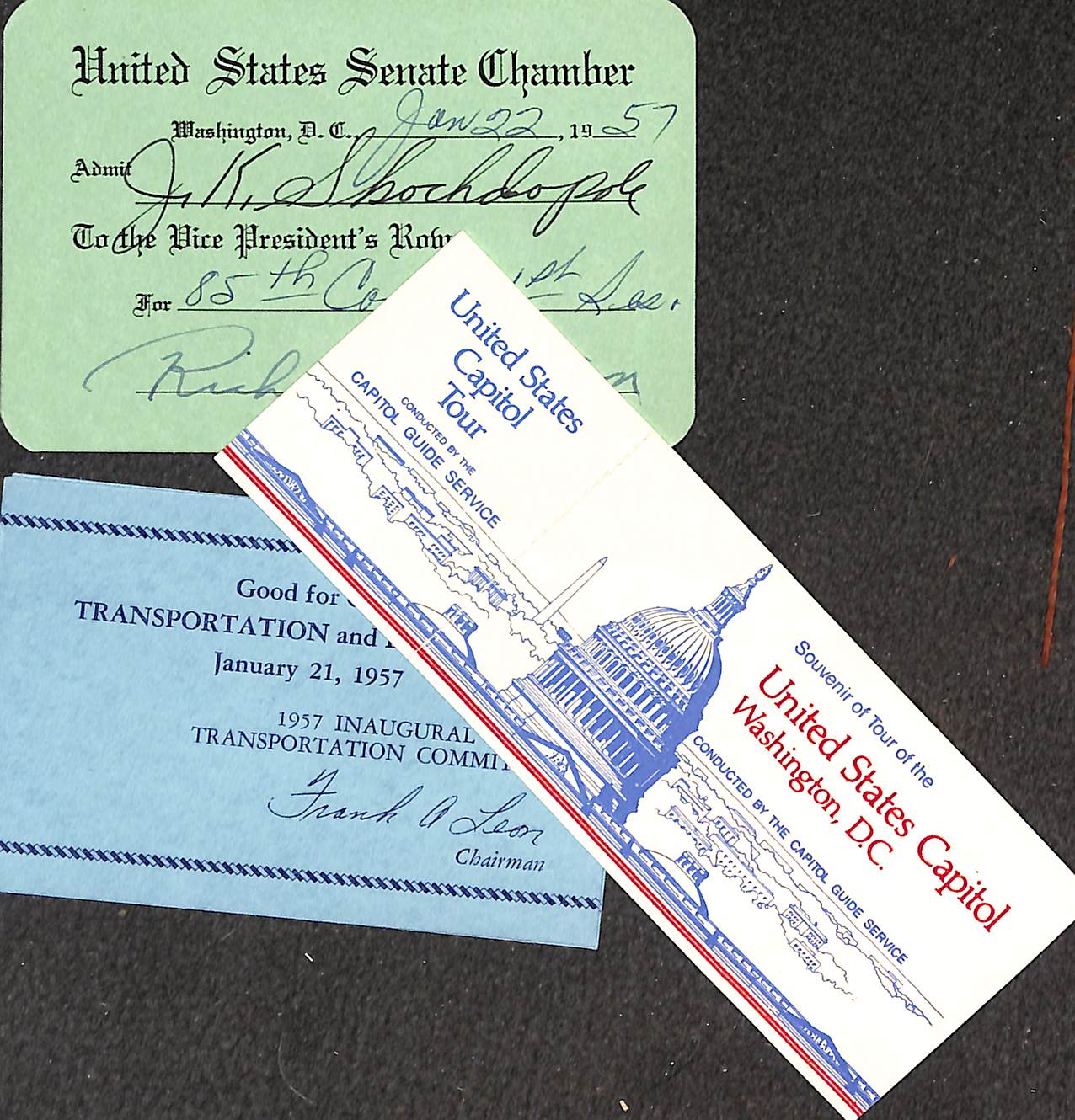 Presidential Inaugural Invitations and Memorabilia for Sale